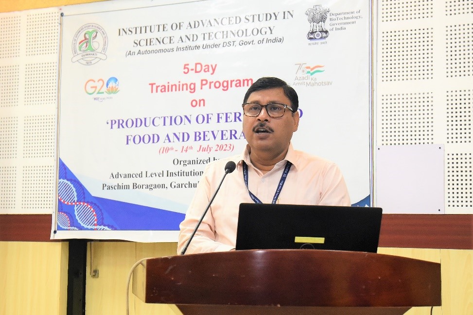 5-Day Hands-On-Training on ‘Production of Fermented Food and Beverages’ organized by the Advanced Level DBT Biotech Hub, IASST