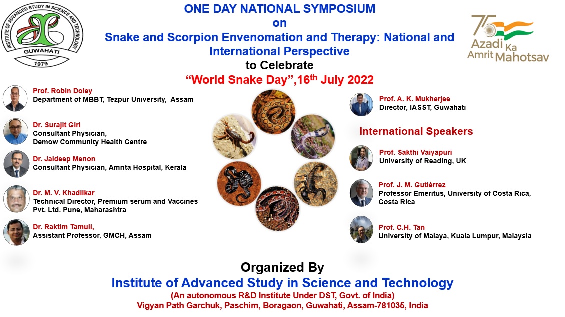 Celebration of World Snake Day 2022 at IASST
